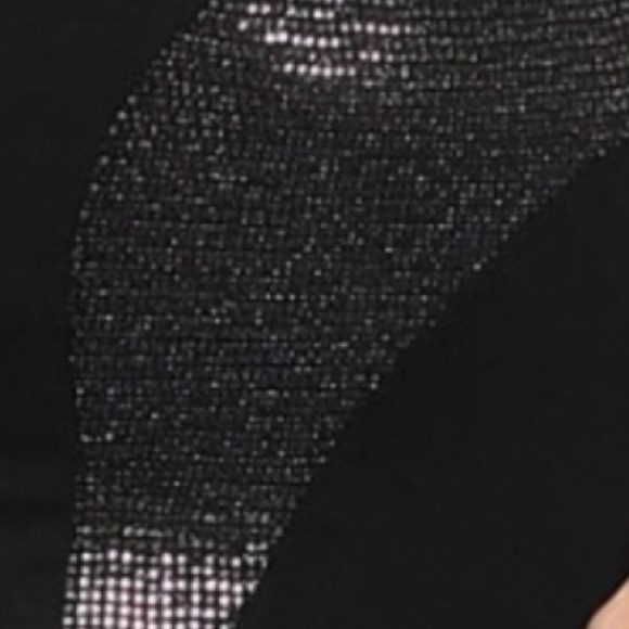 BLACK/SILVER METALLIC SLEEVELESS MAXI DRESS - Picture 7 of 8